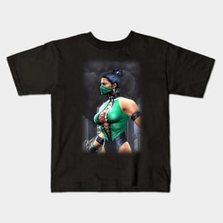 Jade Mortal Kombat (MK 11) Good Characters - Poster,mask and more. Kids T-Shirt